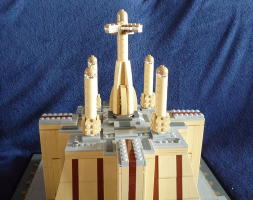 Lego Star Wars Jedi Temple in Architecture Styl Oben