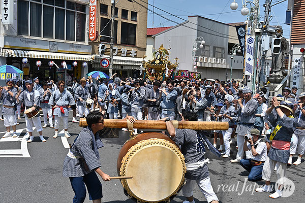 〈八重垣神社祇園祭〉十町神輿連合渡御：上出羽区 2025.08.05