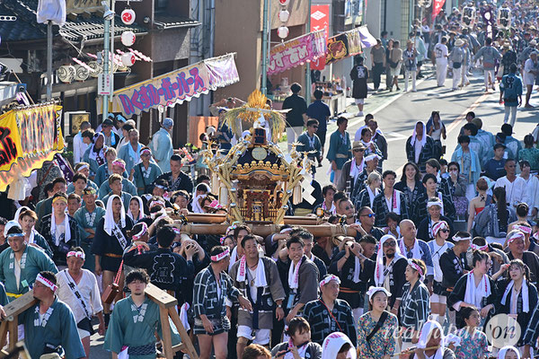 〈八重垣神社祇園祭〉十町神輿連合渡御：福富町区 2025.08.05