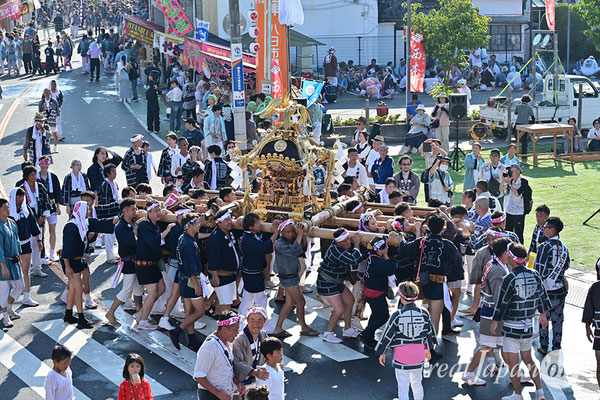 〈八重垣神社祇園祭〉十町神輿連合渡御：福富町区 2025.08.05
