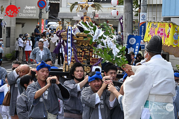 〈八重垣神社祇園祭〉神輿連合渡御：横町区 @2022.08.05