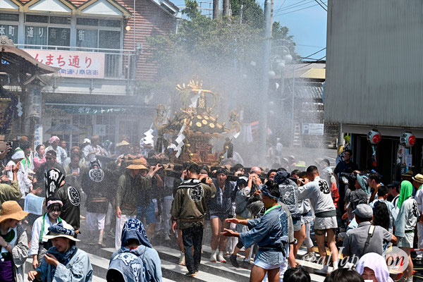 〈八重垣神社祇園祭〉十町神輿連合渡御：砂原区 @2024.08.05