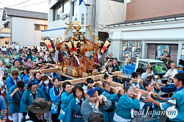 〈八重垣神社祇園祭〉女神輿連合渡御：仲町区 @2024.08.04