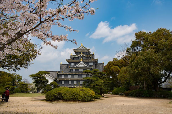 〈s20-103〉ぽせいどんさん：漆黒の城／2019年4月8日(月)／岡山城