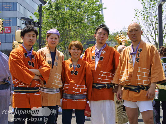 錦糸二丁目さん。地元は亀戸天祖神社、９月の第三週。一年の中心が祭り！