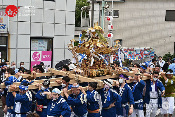 〈八重垣神社祇園祭〉神輿連合渡御：東本町区 @2022.08.05