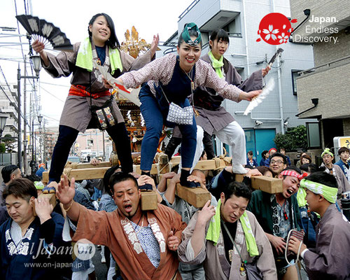 福樹會・設立一周年記念神輿渡御, 平成29年12月16日, 千葉県浦安市, 地ずり, 地スリ