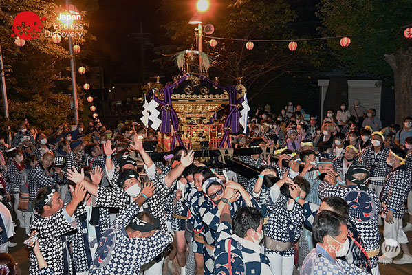 〈八重垣神社祇園祭〉神社神輿還御：萬町区 @2022.08.05
