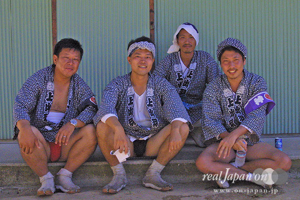 上出羽さん。子供の頃から当然のように祭りに参加。一言で祭りの魅力は語れないね！