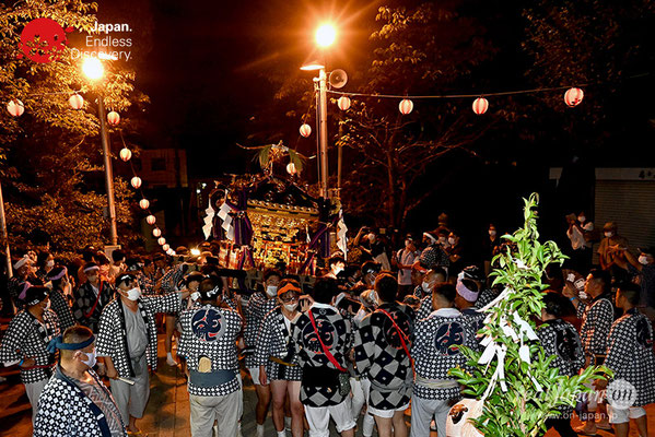〈八重垣神社祇園祭〉神社神輿還御：萬町区 @2022.08.05
