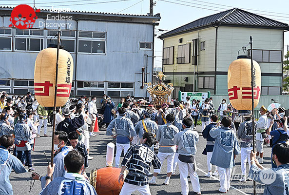 神輿渡御イベント, 2022年4月10日(日), 千葉県匝瑳市八日市場