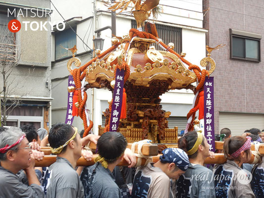 〈深川神明宮例大祭〉神輿連合渡御　十三番: 千歳三丁目 ＠2018.08.12　fkg18_012
