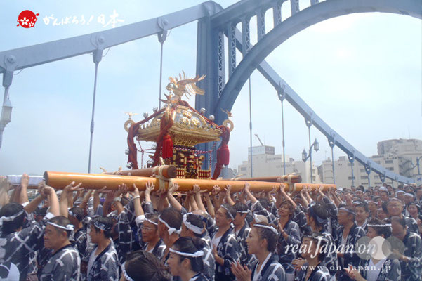 〈富岡八幡宮例大祭〉神輿連合渡御　三十三番: 中木場 ＠2014.08.17