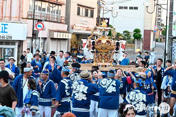 〈八重垣神社祇園祭〉女神輿連合渡御：東本町区 @2024.08.04