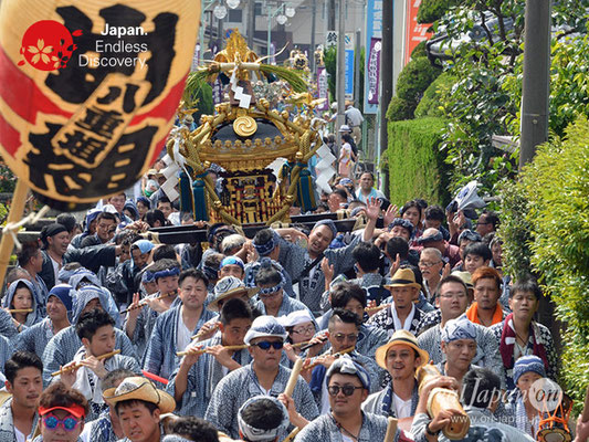 〈八重垣神社祇園祭〉神輿連合渡御：上出羽区 @2018.08.05 YEGK18_016