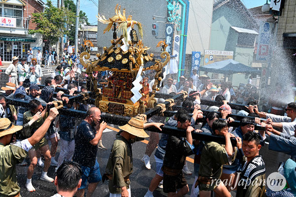 〈八重垣神社祇園祭〉十町神輿連合渡御：砂原区 @2024.08.05