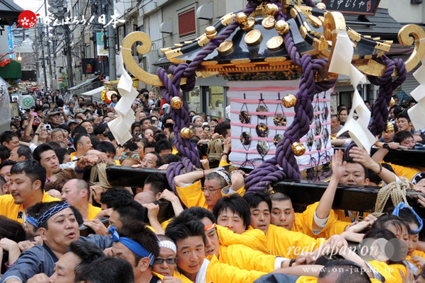 一之宮・本社神輿渡御〈浅草公園〉@2013.05.19