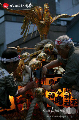 〈鳥越祭〉本社神輿【火入れ式/整備】 ＠2012.06.10