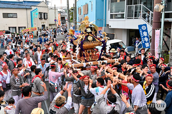 〈八重垣神社祇園祭〉十町神輿連合宮入渡御：西本町区 @2024.08.05