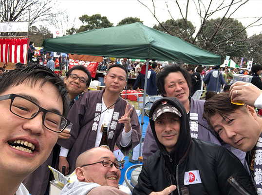 〈GP-19001〉 てっぽうさん：第9回 東日本大震災復興祭,舎人公園・2019年3月17日