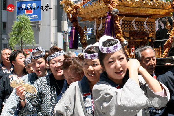 〈烏森神社例大祭〉女神輿渡御 @2012.05.05