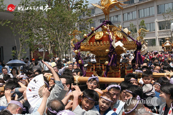 〈すみだ区民祝賀パレード〉四番. 押上五丁目南部町会/押上五丁目北部町会