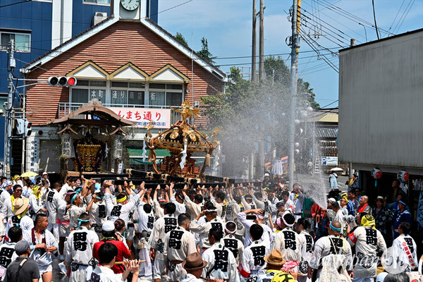 〈八重垣神社祇園祭〉十町神輿連合渡御：田町区 @2024.08.05