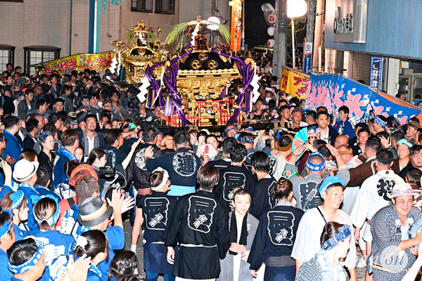 〈八重垣神社祇園祭〉神輿環御宮入：上出羽区 @2024.08.05