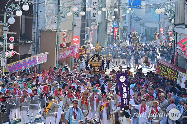 〈八重垣神社祇園祭〉十町神輿連合渡御：西本町区 2025.08.05