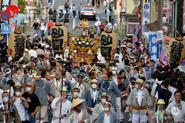 〈八重垣神社祇園祭〉神輿連合渡御：砂原区 @2022.08.05