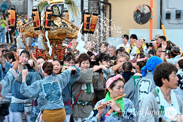 〈八重垣神社祇園祭〉女神輿連合渡御：砂原区 @2024.08.04
