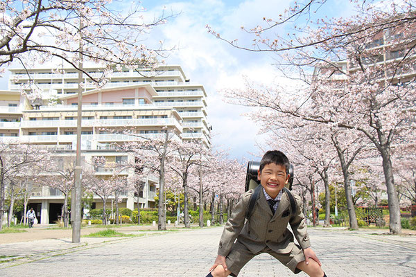 〈s20-150〉ふうさん：桜も笑顔も満開??／4月2日(木)／西宮マリーナシティ