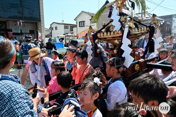 〈八重垣神社祇園祭〉子供神輿渡御：上出羽区 @2024.08.04