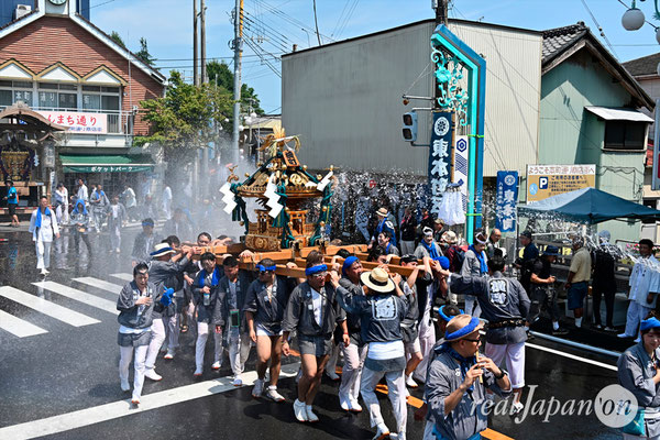 〈八重垣神社祇園祭〉十町神輿連合渡御：横町区 @2024.08.05