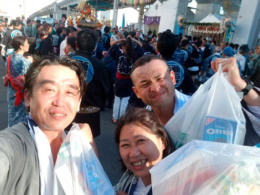 〈U23_037〉みさりんこさん：牛嶋神社大祭<br>撮影日：2023年9月17日<br>場所：向島一丁目社務所前<br>初めて牛嶋神社大祭に参加!　良い人たちばかりで楽しくお神輿を堪能しました。お疲れ様でしたぁ～＼(^o^)／