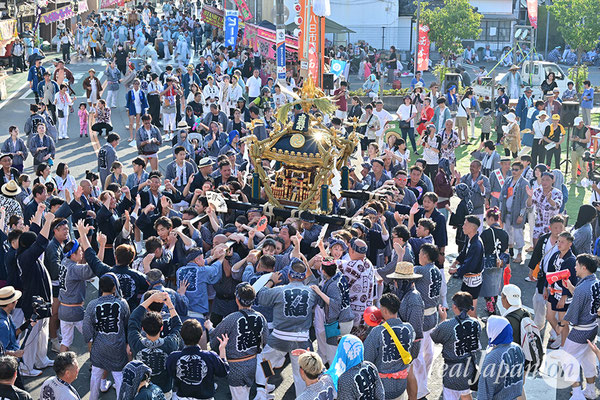 〈八重垣神社祇園祭〉十町神輿連合渡御：上出羽区 2025.08.05