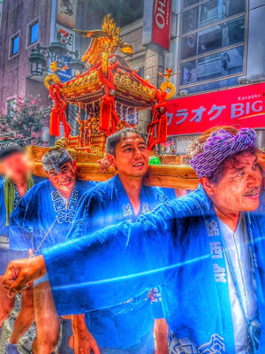 〈No.24010〉渡邊政彦さん<br>立川諏訪神社例大祭2024<br>立川駅周辺<br>開催日：2024年8月25日