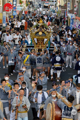 〈八重垣神社祇園祭〉神輿連合渡御：上出羽区 @2022.08.05