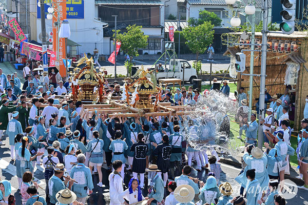 〈八重垣神社祇園祭〉十町神輿連合渡御：下出羽区 2025.08.05