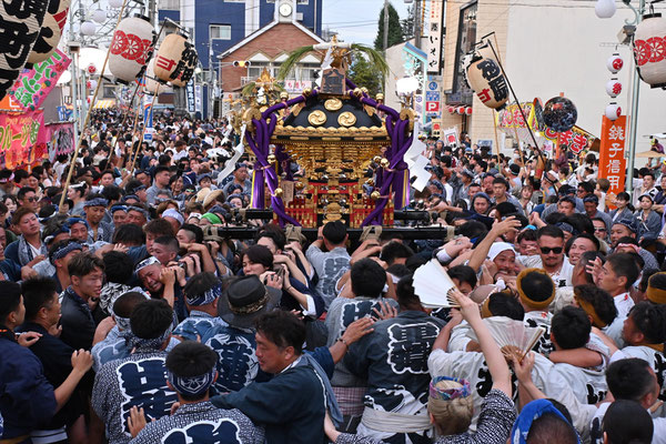 〈八重垣神社祇園祭〉神輿環御：上出羽区 @2024.08.05