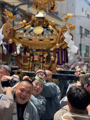 〈No.23012〉田中耕介さん<br>■三社祭<br>撮影日：2023年5月21日<br>場所：浅草西町会<br>浅西青年部さんにお世話になりました