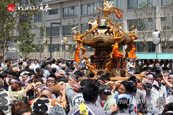 〈すみだ区民祝賀パレード〉三番. 押上二丁目町会