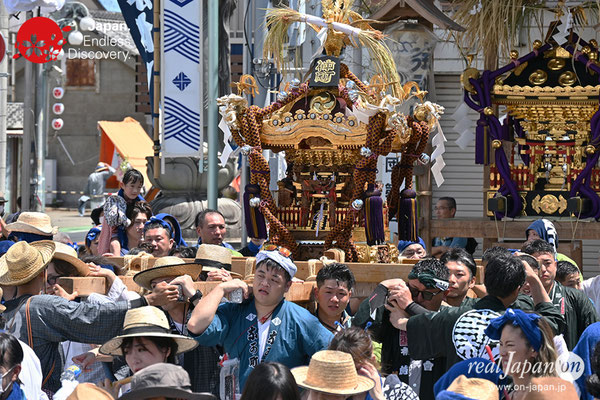 〈八重垣神社祇園祭〉十町神輿連合渡御：仲町区 @2023.08.05