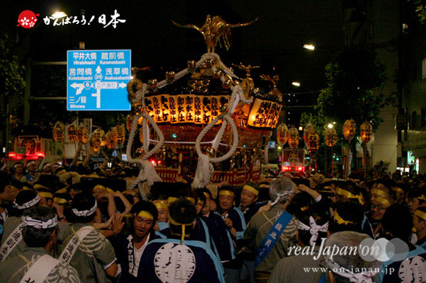 〈鳥越祭〉本社神輿宮入道中【推進.2】 ＠2012.06.10