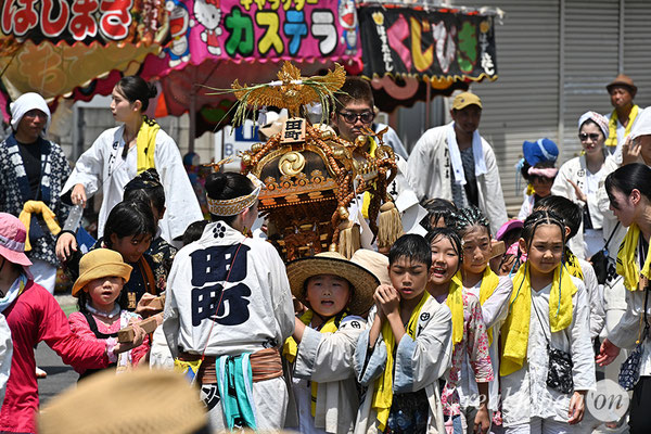 〈八重垣神社祇園祭〉十町神輿連合渡御：田町区 2025.08.05