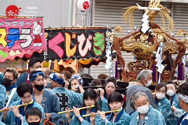 〈八重垣神社祇園祭〉女神連合輿渡御：仲町区 @2022.08.04