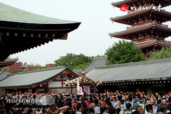 〈三社祭〉三之宮神輿・一般宮出し渡御 ＠2012.05.20