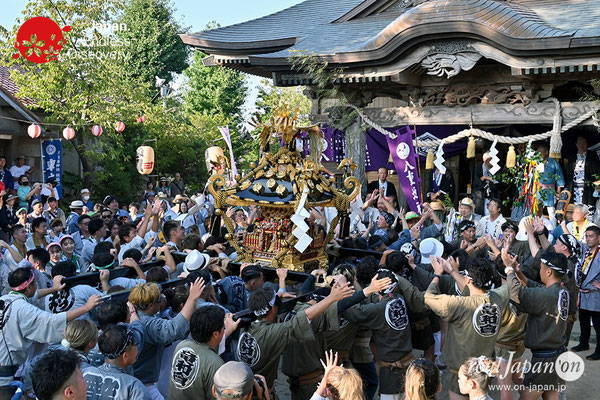 〈八重垣神社祇園祭〉神輿宮入渡御：砂原区 @2023.08.05