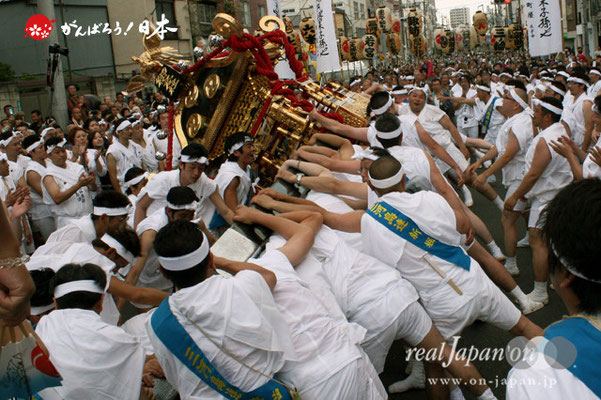 素盞雄神社・天王祭〈本社大神輿・宮入道中〉 ＠2012.06.03