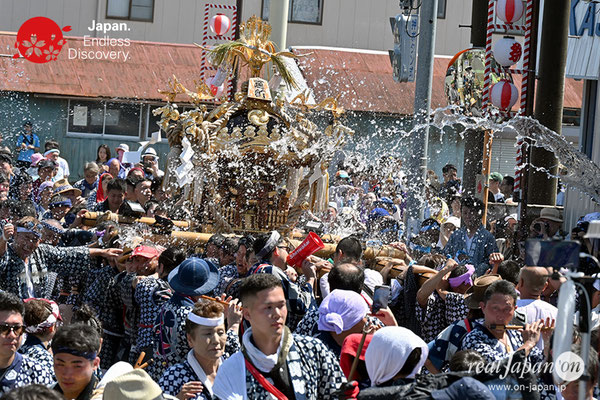 〈八重垣神社祇園祭〉十町神輿連合渡御：萬町区 @2023.08.05